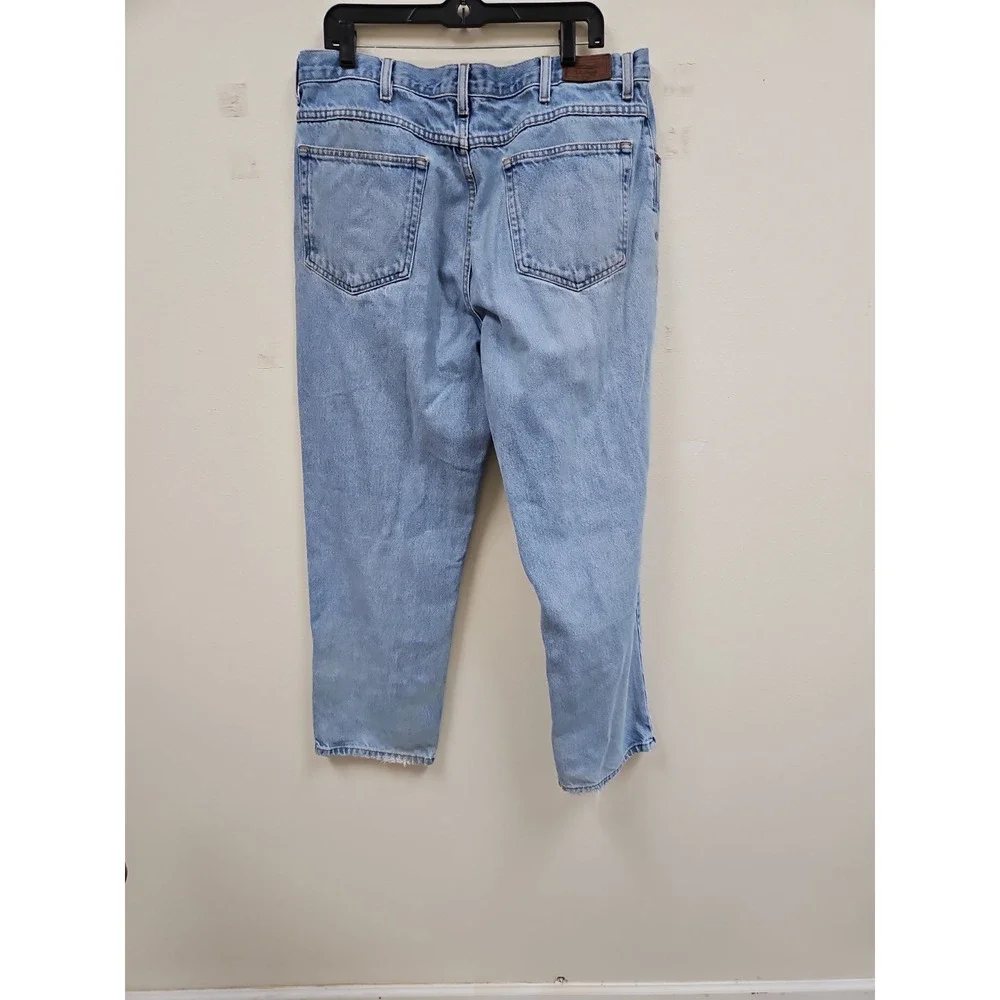 LL Bean  Jeans 38x30 Men's Relaxed Fit Straight Leg Medium Wash